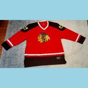 Excellent condition! 2X NHL Chicago Blackhawks Red/Black Jersey